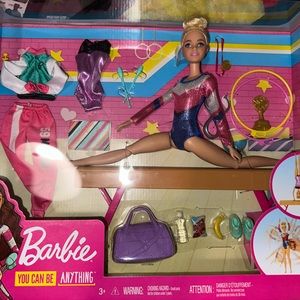 barbie you can be anything gymnast set
